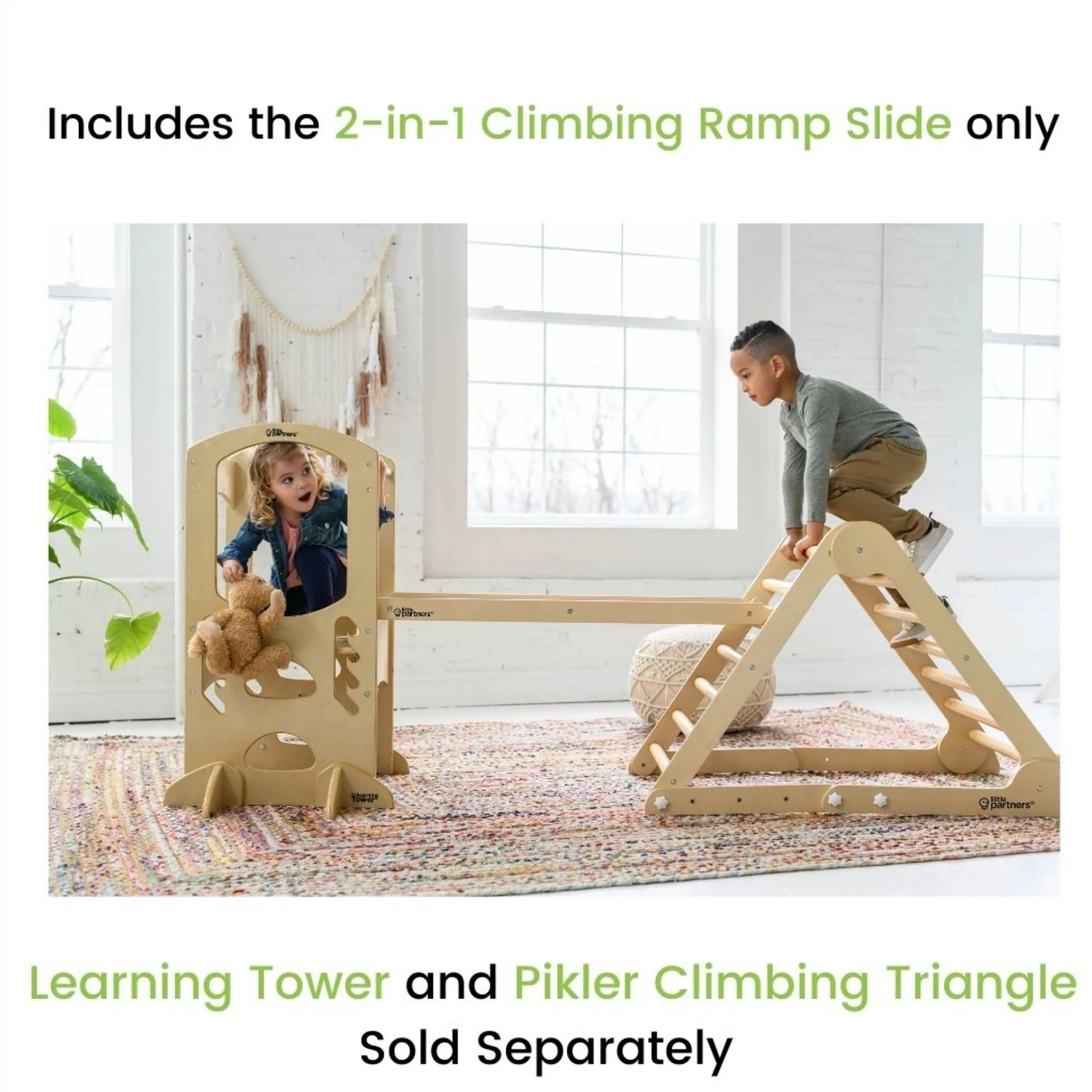 2-in-1 Climbing Ramp/slide