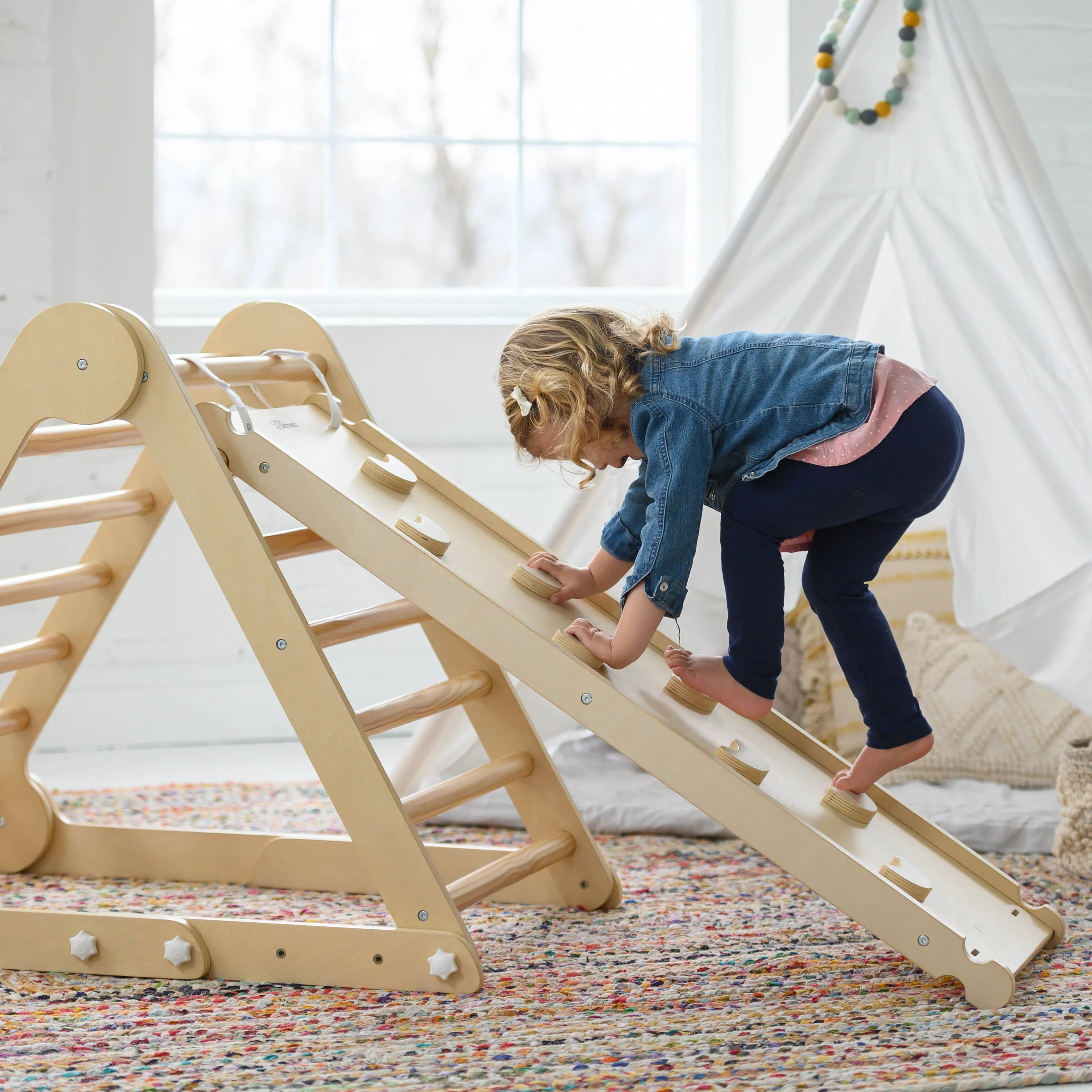 2-in-1 Climbing Ramp/slide