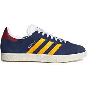 adidas Gazelle Dark Blue Crew Yellow Burgundy