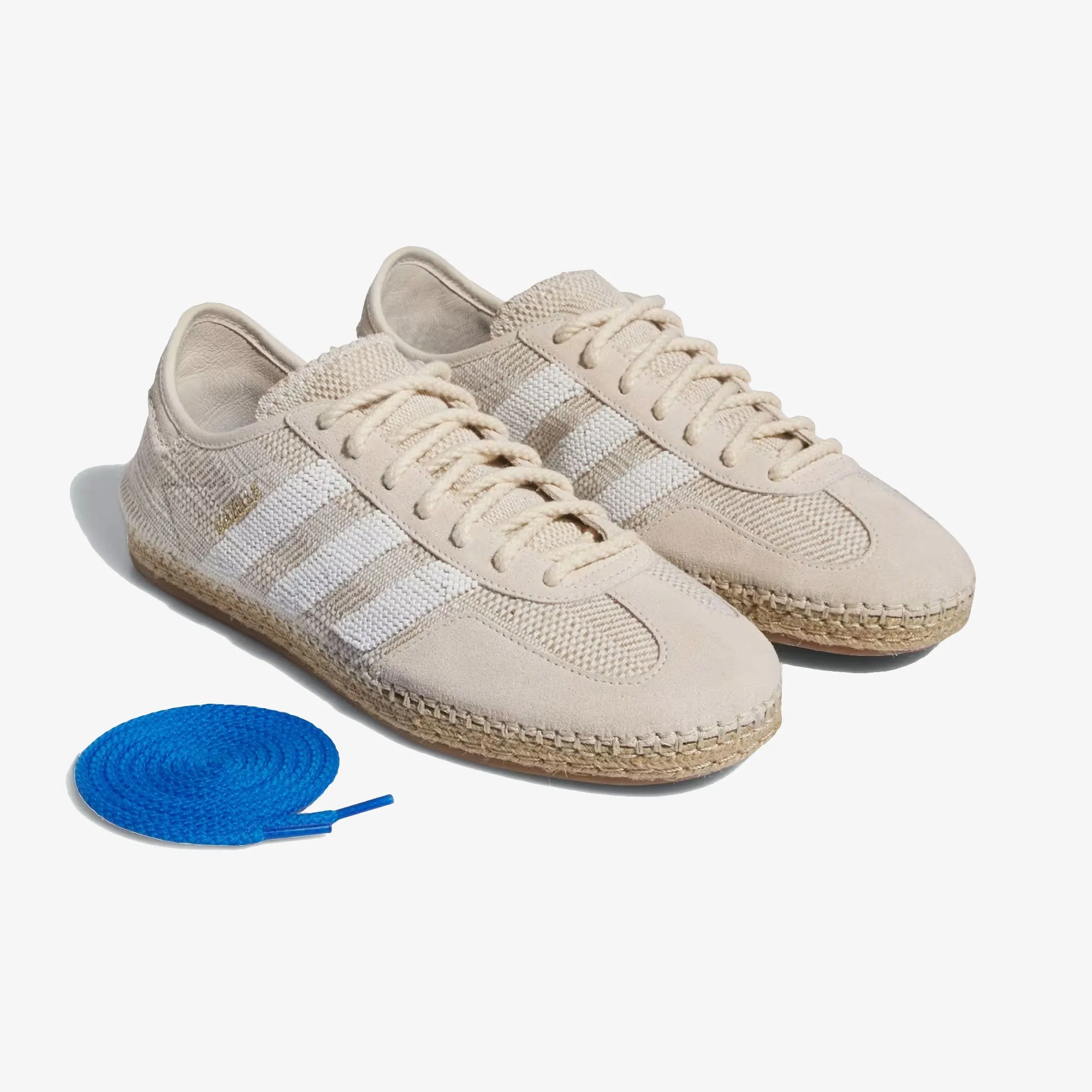 ADIDAS ORIGINALS | CLOT GAZELLE BY EDISON CHEN  { HALO IVORY /CLOUD WHITE/BLUE BIRD