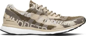 Adidas Undefeated x adiZero Adios 3 'Camo' Sneakers, Tan