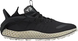 Adidas Y-3 Runner 4D Halo 'Black Cream' Sneakers, black