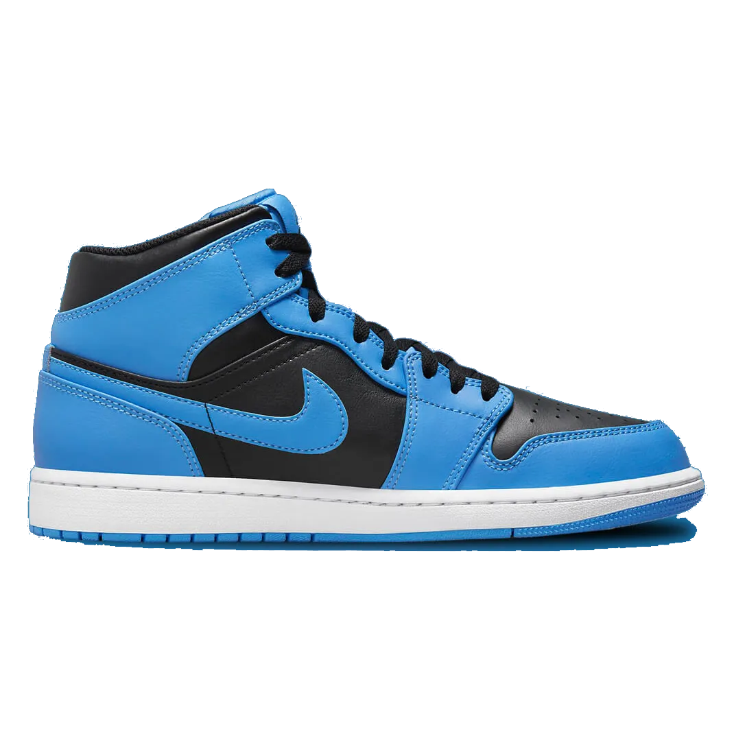 Air Jordan 1 Mid "University Blue Black" (PS)