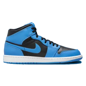 Air Jordan 1 Mid "University Blue Black" (PS)