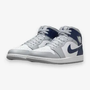 Air Jordan 1 Mid White Midnight Navy Wolf Grey DQ8426-104