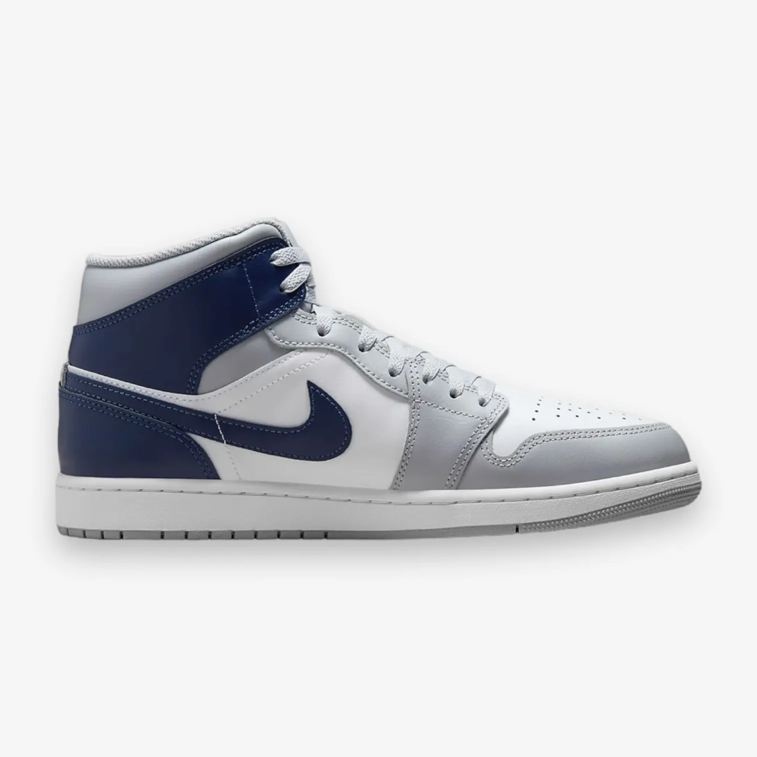 Air Jordan 1 Mid White Midnight Navy Wolf Grey DQ8426-104