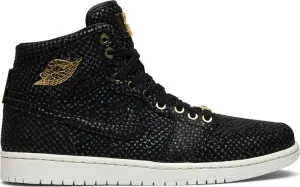 Air Jordan 1 Retro High OG Pinnacle Sneakers, Black