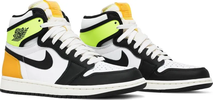 Air Jordan 1 Retro High OG Volt Gold sneakers, white