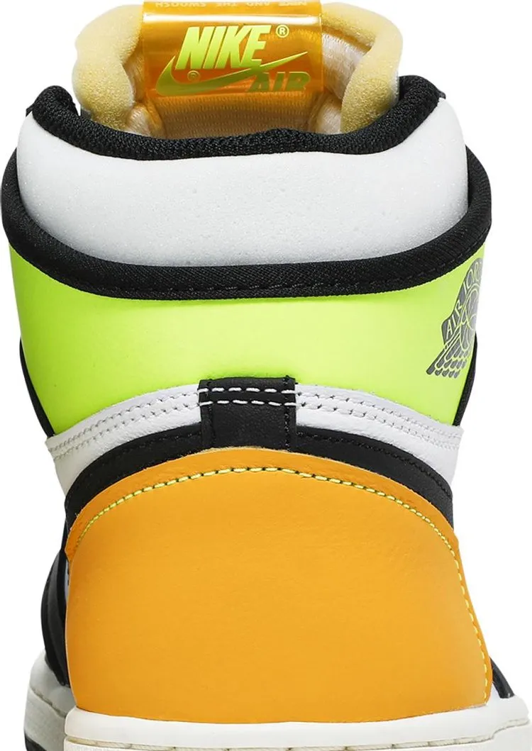 Air Jordan 1 Retro High OG Volt Gold sneakers, white