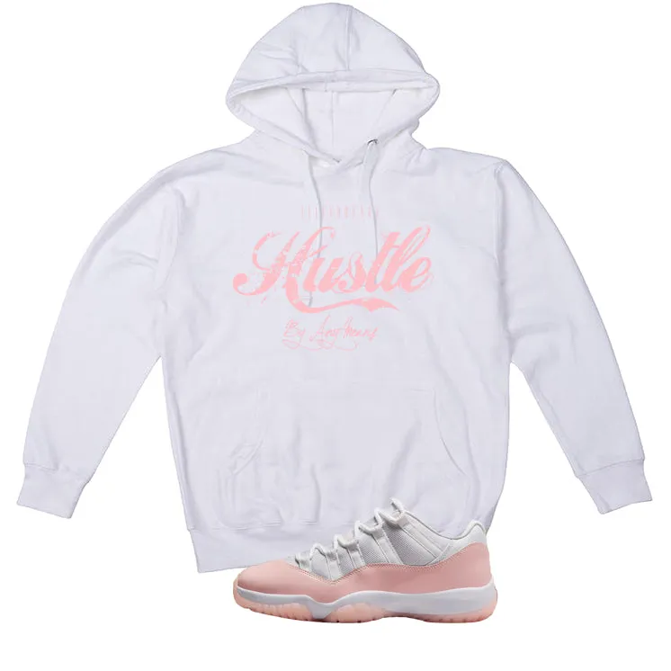 Air Jordan 11 Low WMNS Legend Pink White T-Shirt (Hustle By Any Means)| illcurrency