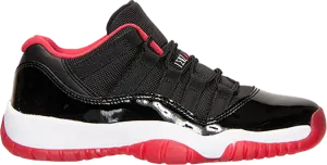 Air Jordan 11 Retro Low BG Bred sneakers, black