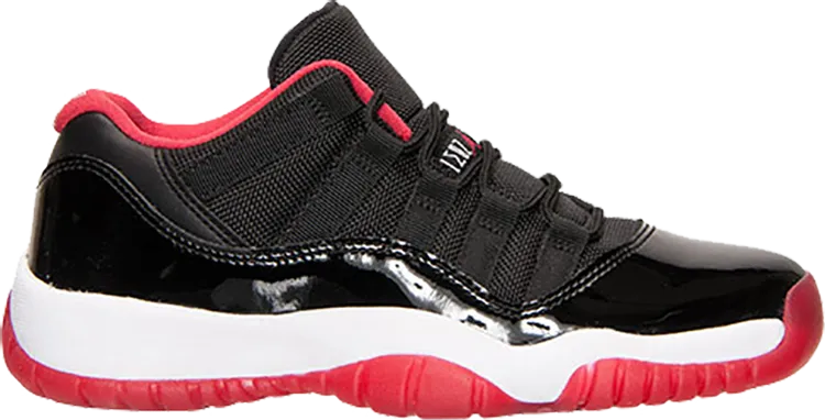 Air Jordan 11 Retro Low BG Bred sneakers, black