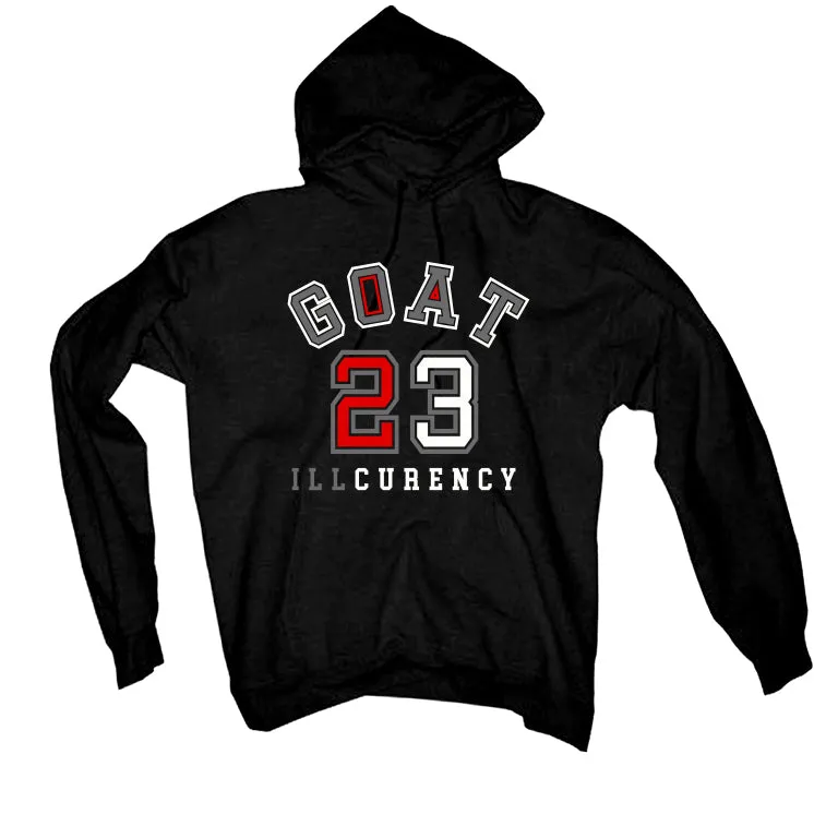 Air Jordan 13 Retro “Black Flint”| ILLCURRENCY Black T-Shirt (GOAT 23 illcurrency)