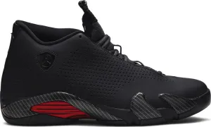 Air Jordan 14 Retro SE Black Ferrari Sneakers, black