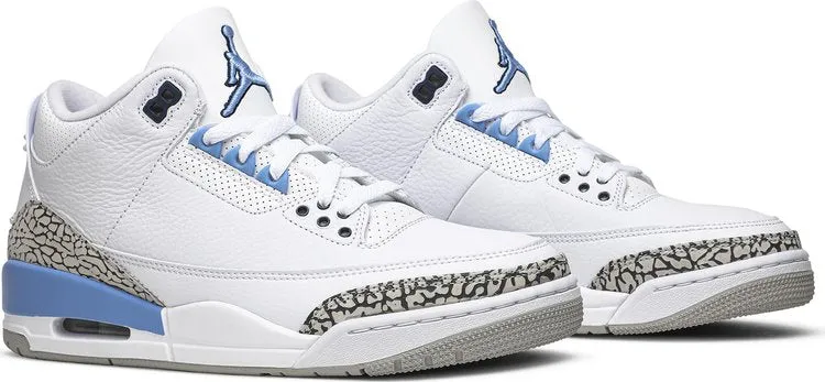 Air Jordan 3 Retro UNC sneakers, blue