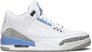 Air Jordan 3 Retro UNC sneakers, blue