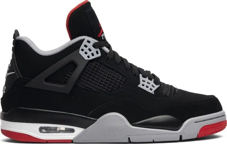 Air Jordan 4 Retro OG Bred 2019 sneakers, black