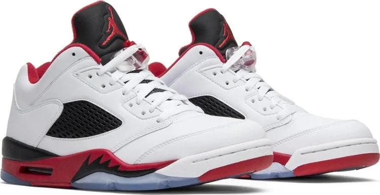 Air Jordan 5 Retro Low Fire Red 2016 sneakers, white