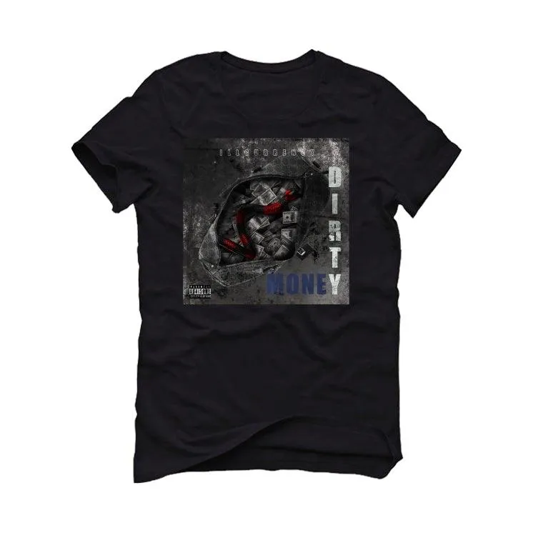 Air Jordan 6 “Midnight Navy” Black T-Shirt (DIRTY MO.)