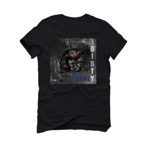 Air Jordan 6 “Midnight Navy” Black T-Shirt (DIRTY MO.)