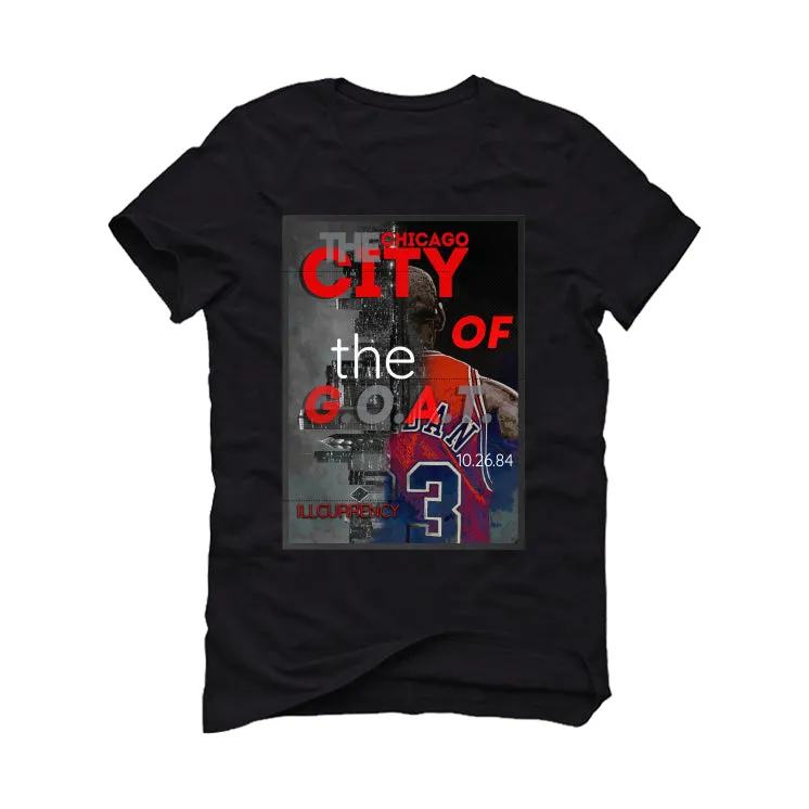 Air Jordan 6 “Toro Bravo” Black T-Shirt (CITY OF THE GOAT)