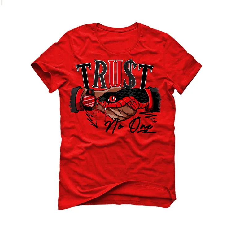 Air Jordan 6 “Toro Bravo” | illcurrency Red T-Shirt (TRUST NO ONE)