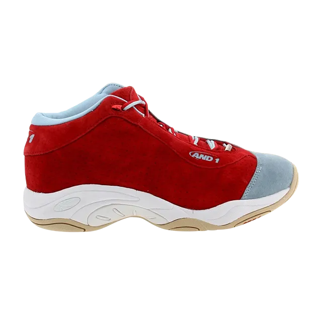 AND1 BAIT x Tai Chi 'Blue Apple' sneakers, red