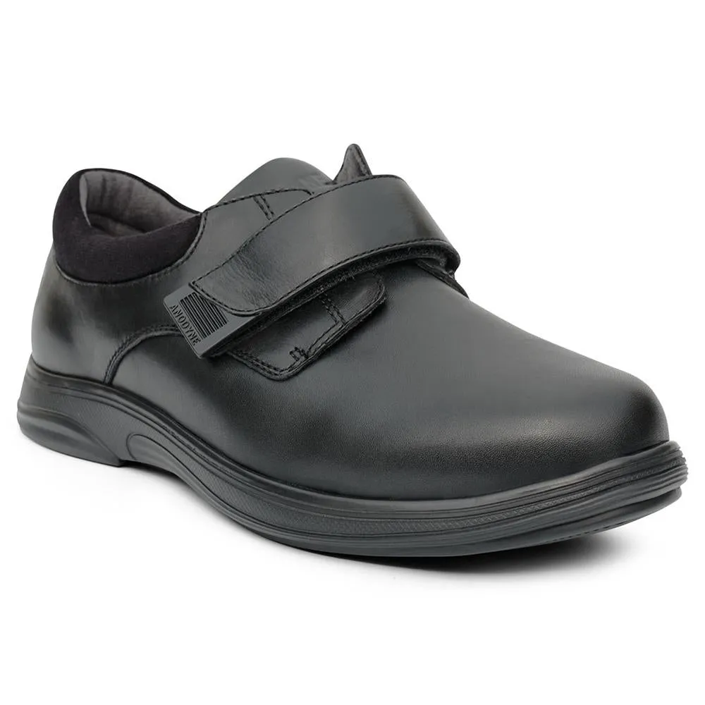 Anodyne No. 88 Men's Casual Double Depth Shoes - Black Stretch