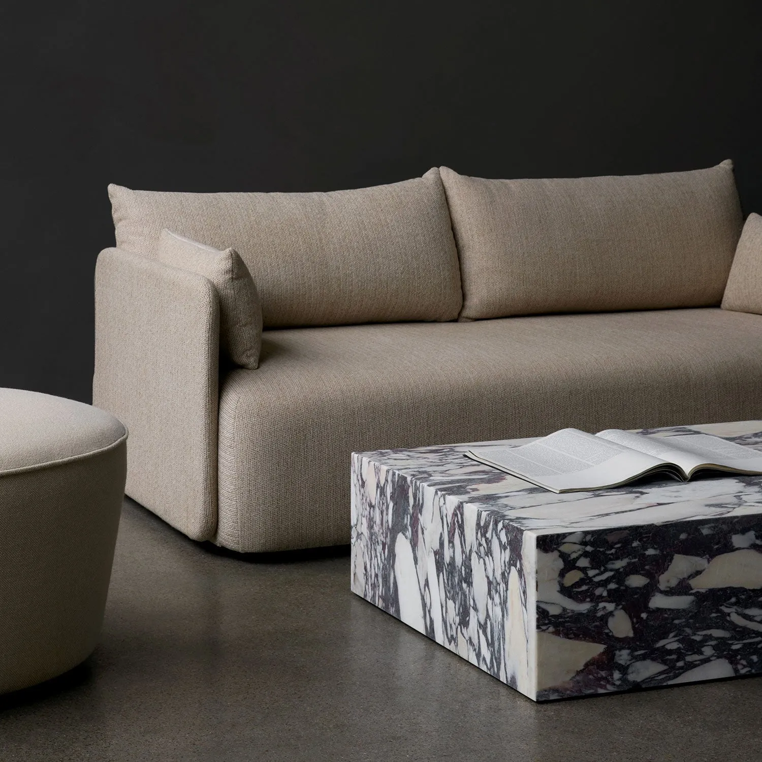 audo copenhagen (menu) | offset sofa 3 seater | colline 127