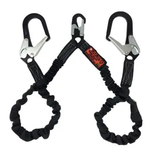 Bashlin Arc Flash 6' FR Twin Leg Lanyard Stretchable - 2328-6AL