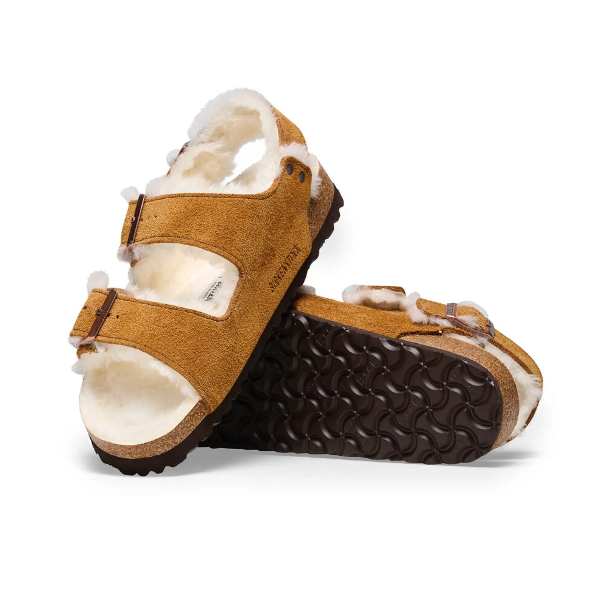 BIRKENSTOCK MILANO SUEDE SHEARLING N (NARROW)