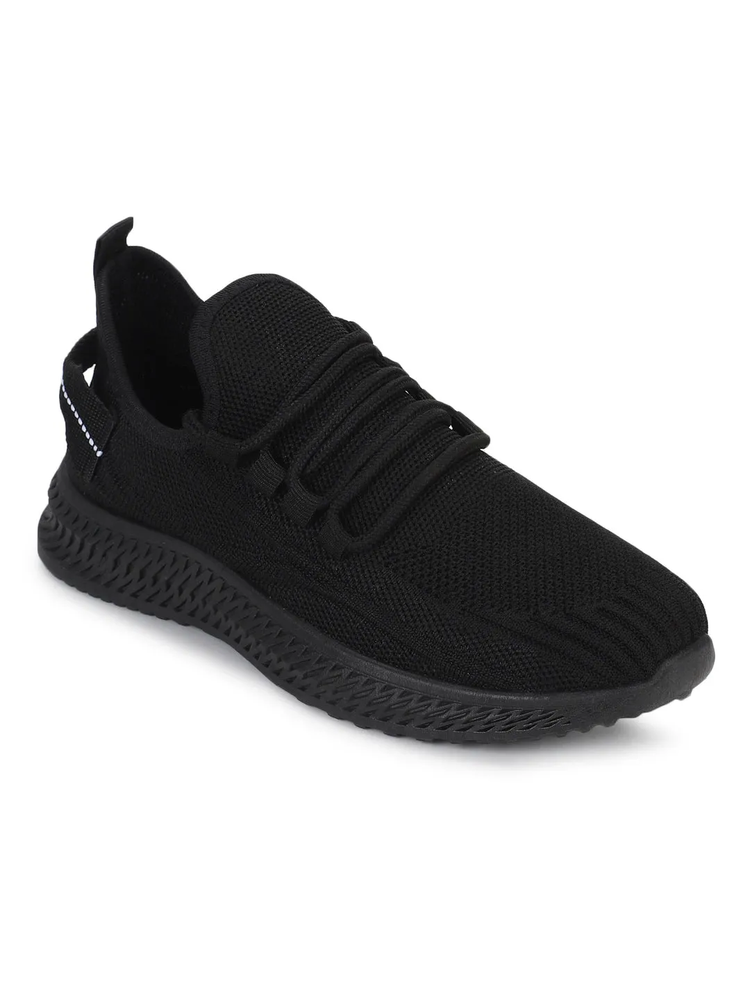 Black Mesh Slip-On Sneakers (TC-RS3436-BLK)