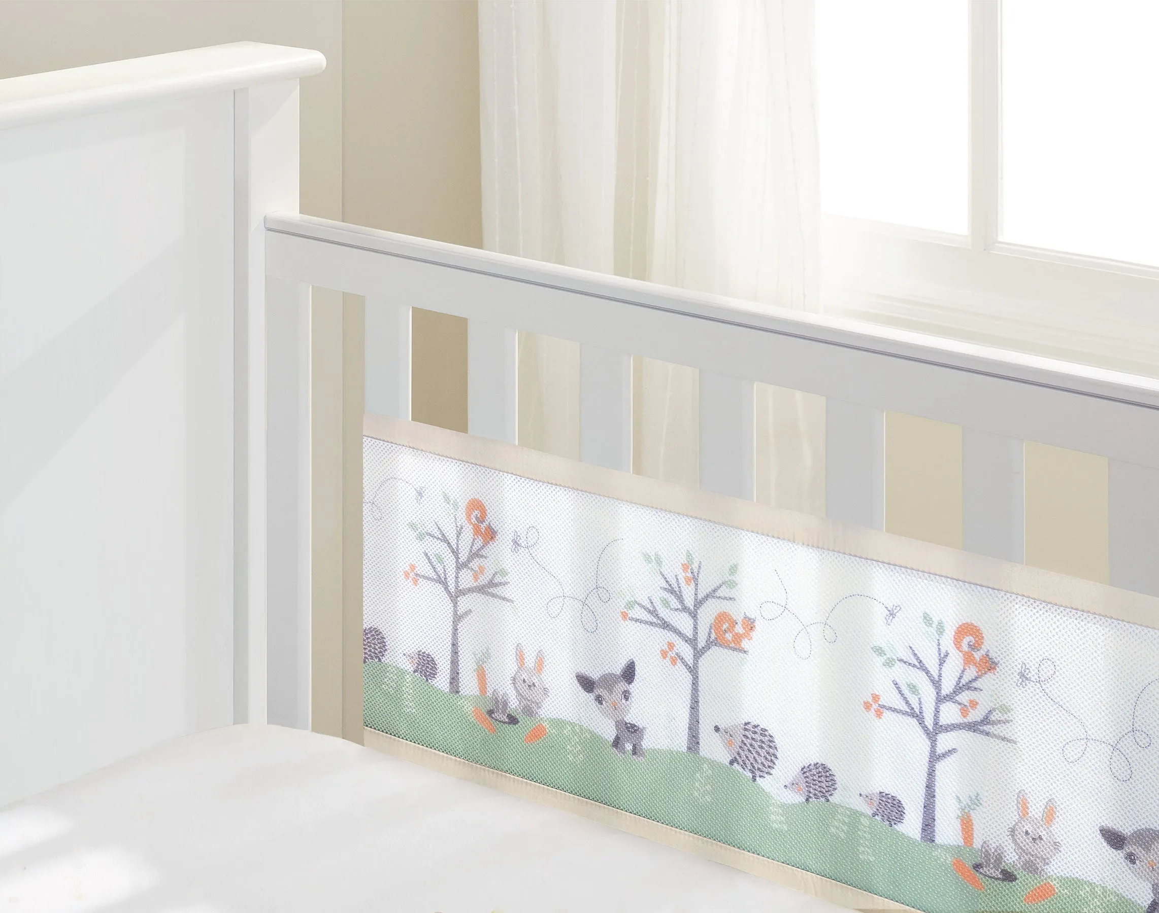 Breathable Baby Two Sided Mesh Cot Liner