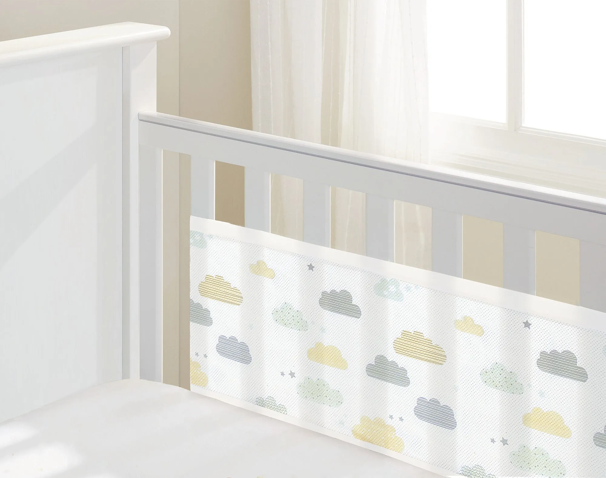 Breathable Baby Two Sided Mesh Cot Liner