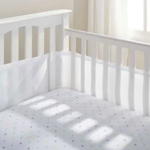 Breathable Baby - White Breathable Mesh Cot Liner (4 sides)