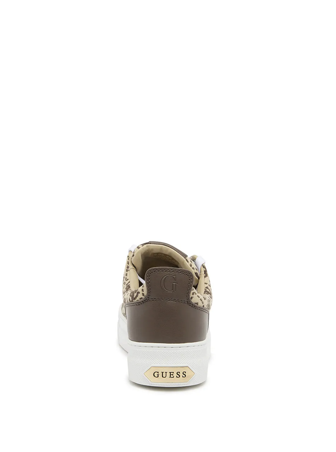 Brown Logo Gianele Low Top Sneakers