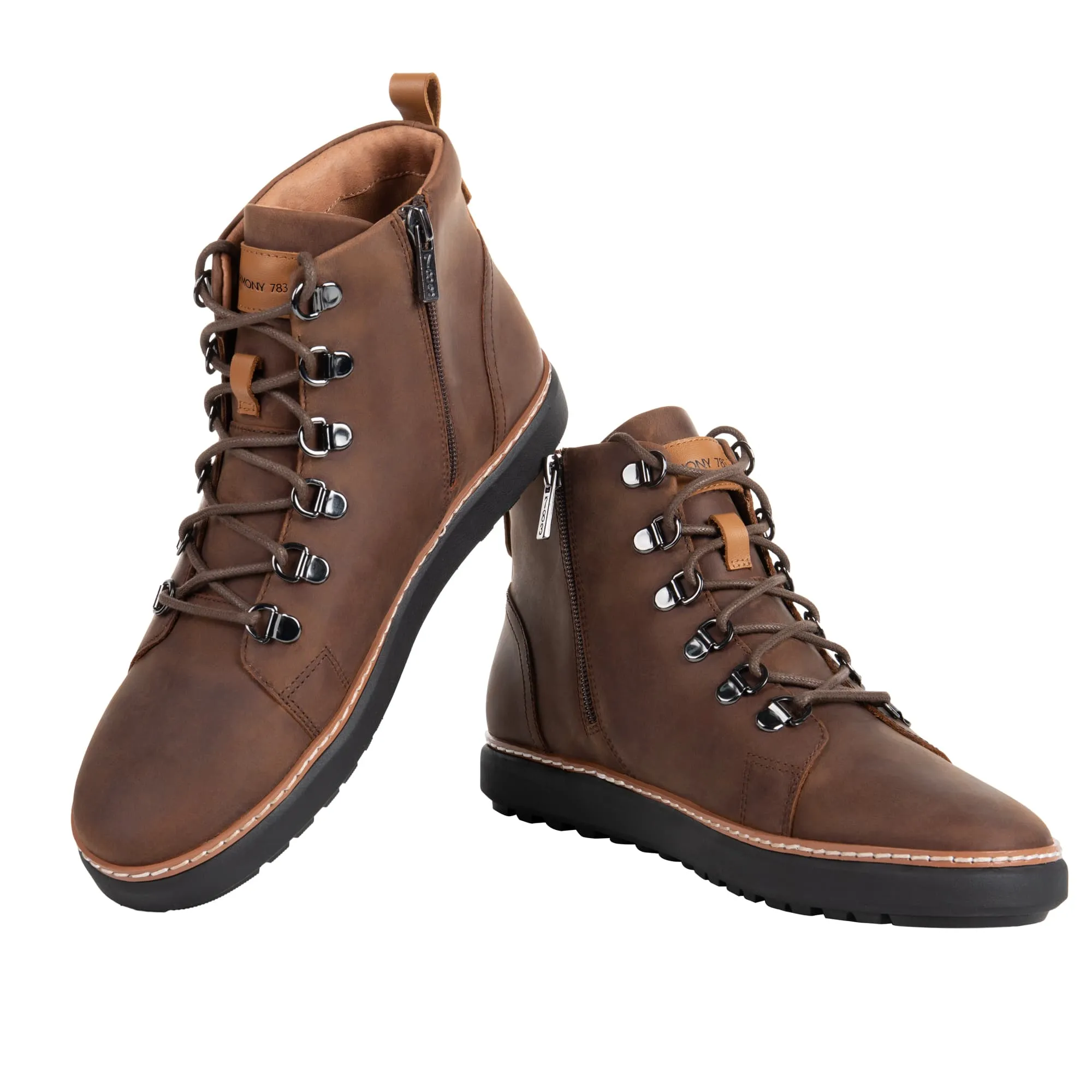 Charlie High-Top • Brown Leather