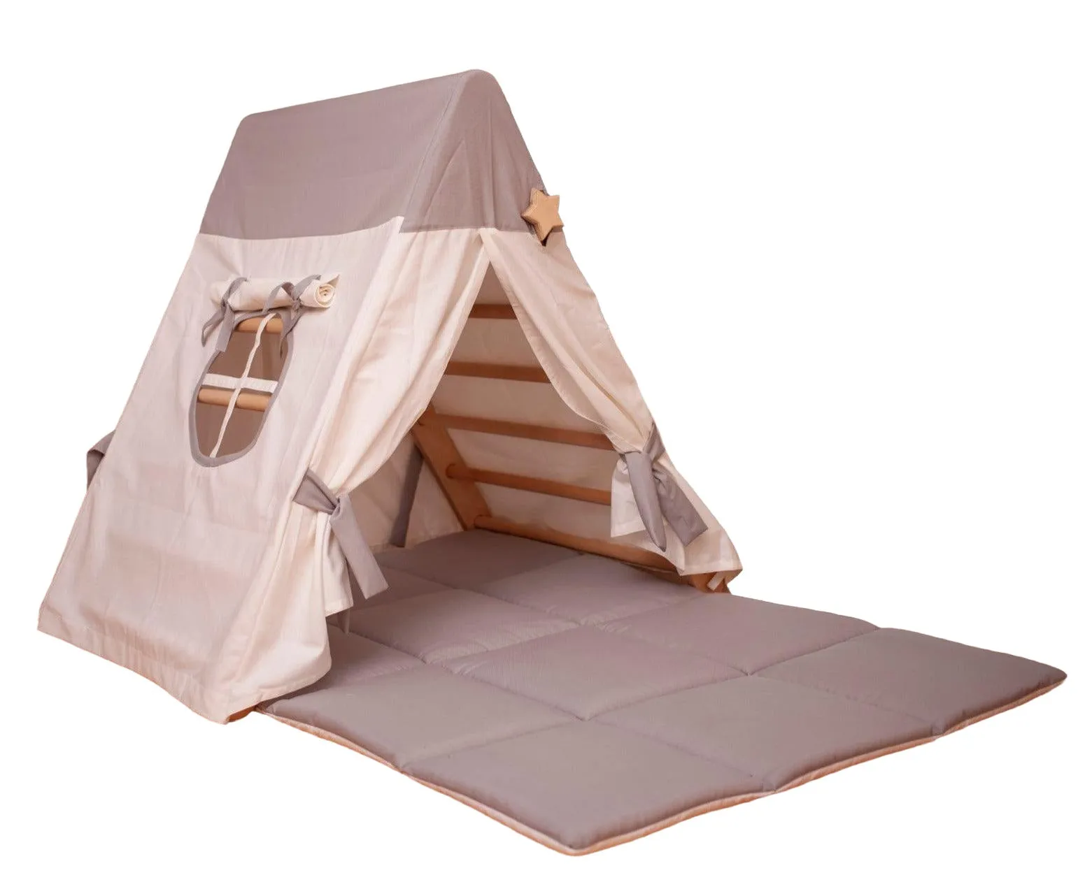 Climbing Triangle With Tent Cover, Mat, Ramp