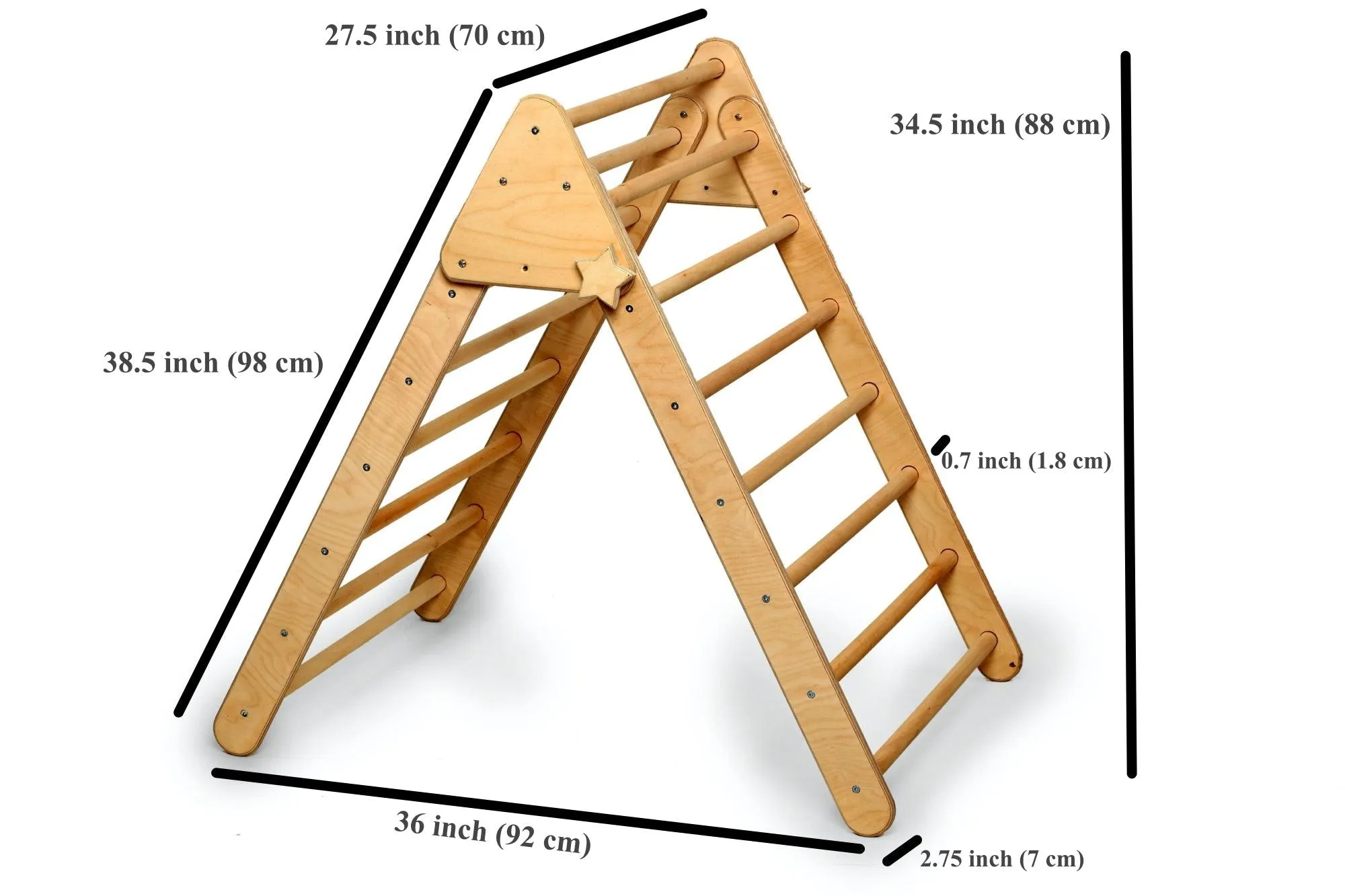 Climbing Triangle With Tent Cover, Mat, Ramp