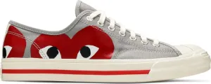 Converse sneakers Comme des Garçons PLAY x Jack Purcell Drizzle Red, gray