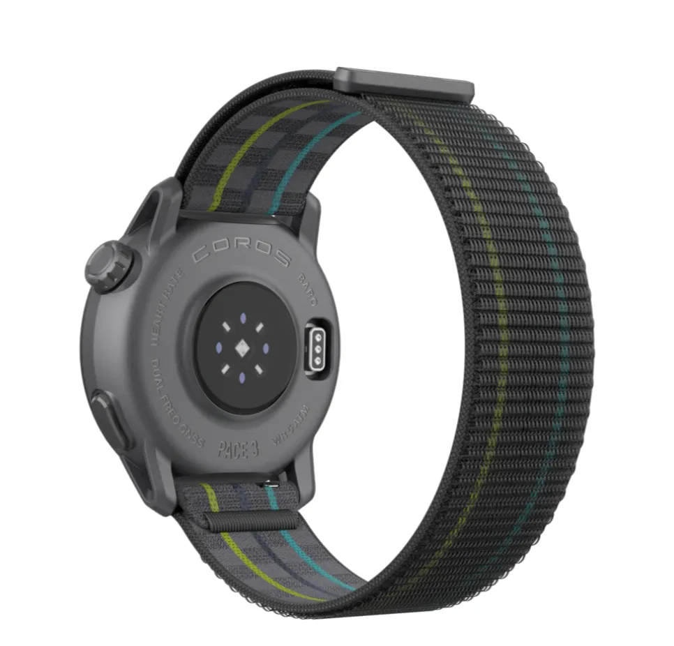 Coros PACE 3 GPS Watch Black Nylon Strap