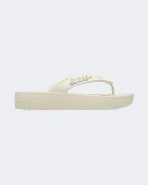 Crocs Classic Platform Women Slippers Lifestyle Bone 207714-2Y2