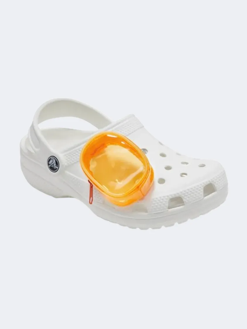 Crocs Festival Clear Pouch Unisex Lifestyle Pins Orange