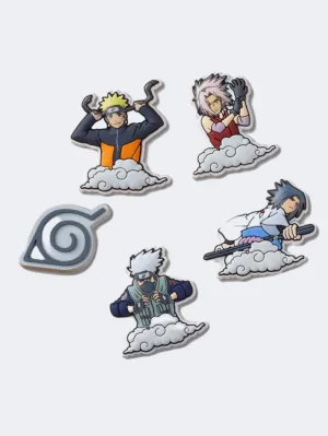 Crocs Naruto Uzumaki 5 Pack Unisex Lifestyle Pins Multicolor