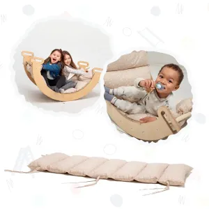 Cushion for Climbing Arch & Rocker Balance – Beige (Cushion Only)