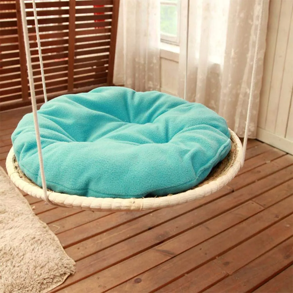 Detachable  Cozy Cushion Straw Climbing Bed for Cats - Red-eye