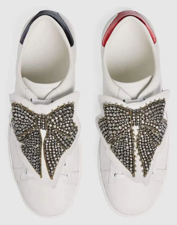 Embellished Bows, Ace Sneakers