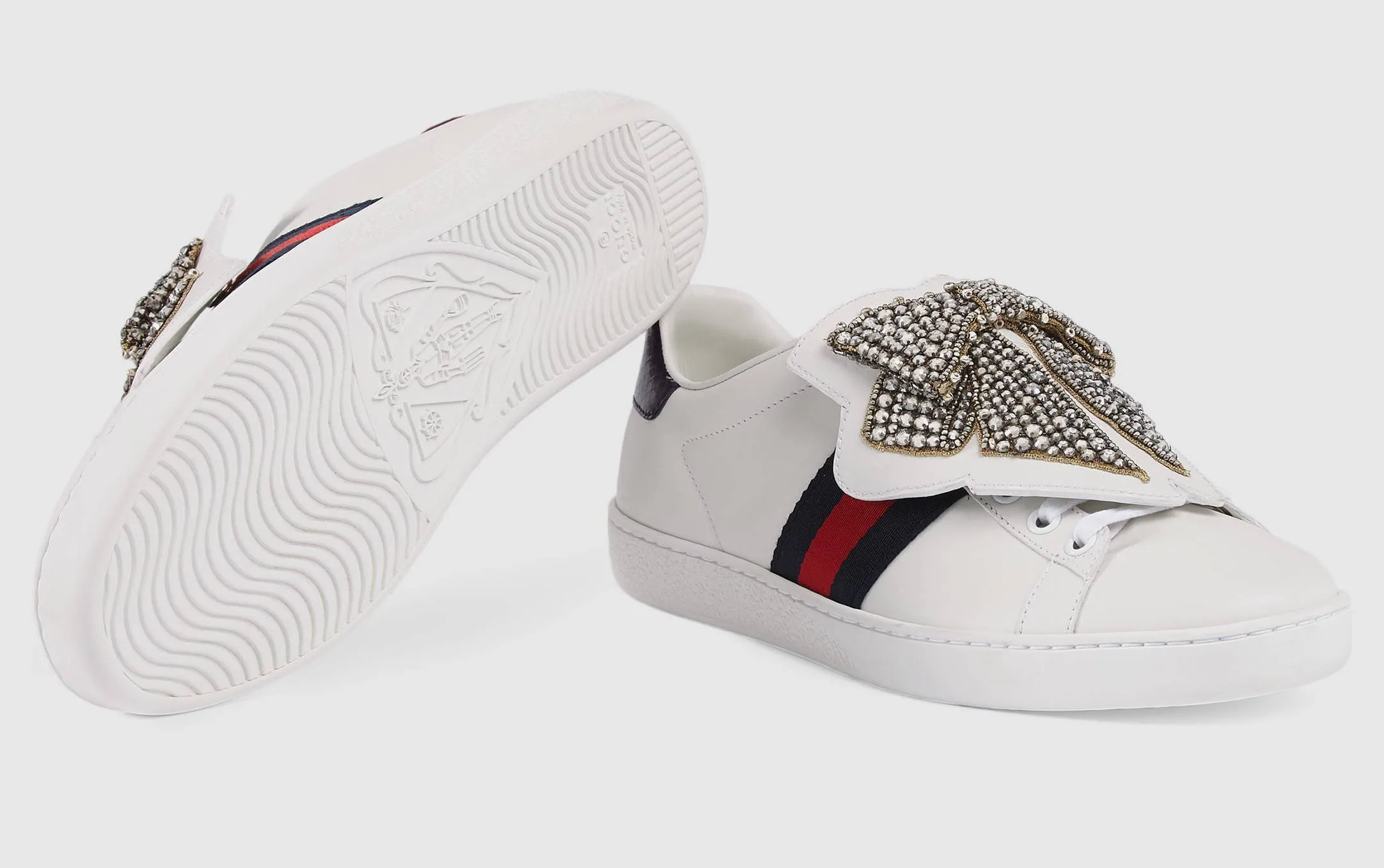 Embellished Bows, Ace Sneakers