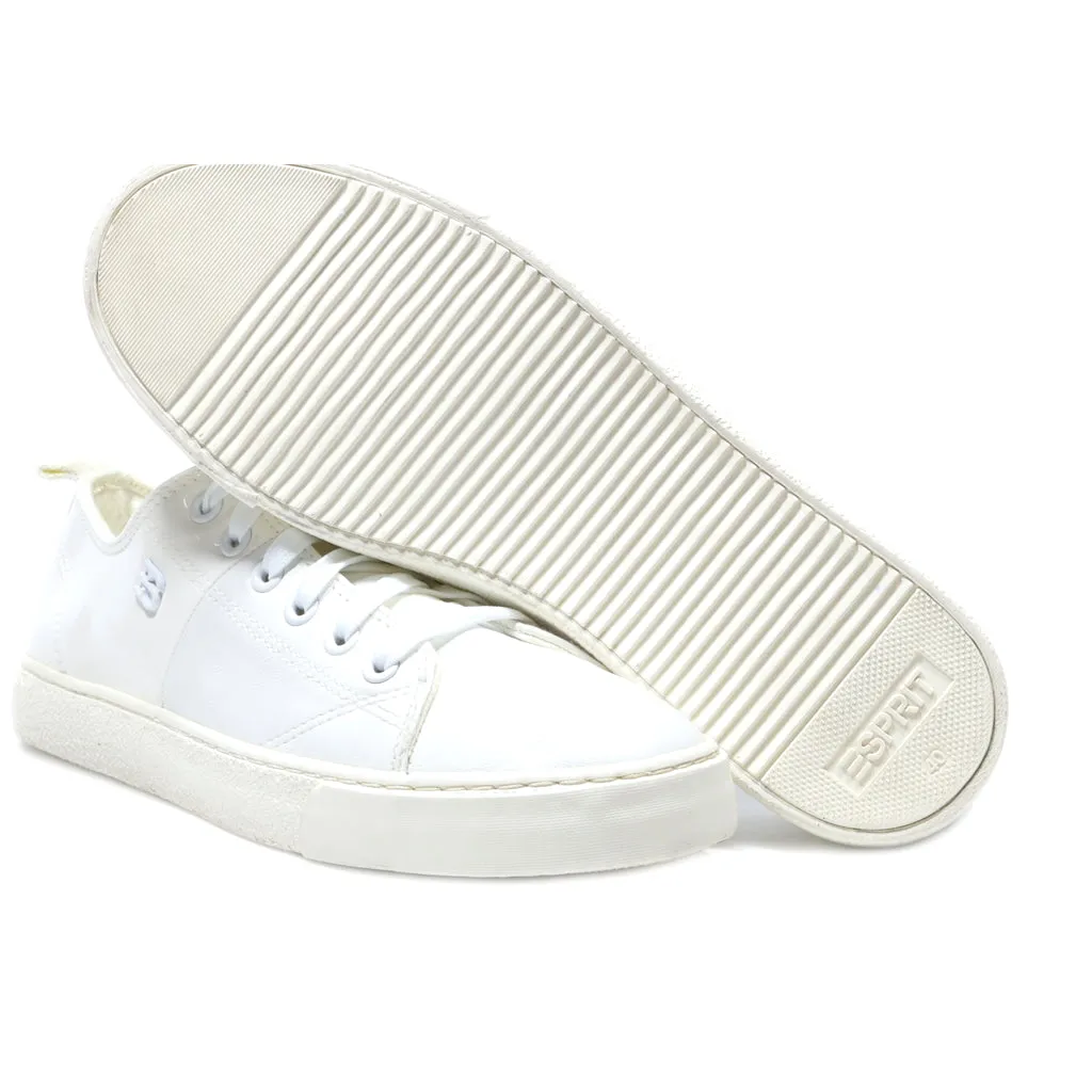 Esprit Low-Top Sneakers Leather White Colour For Women