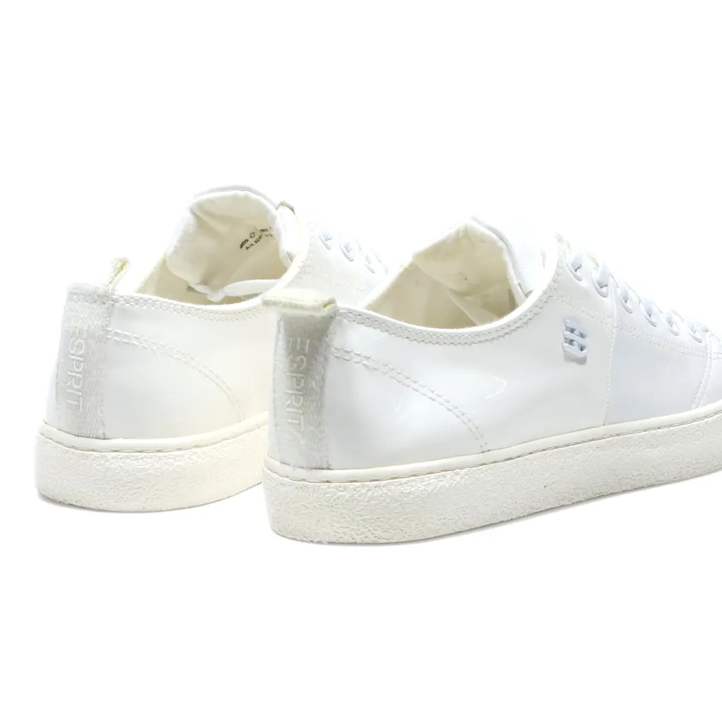 Esprit Low-Top Sneakers Leather White Colour For Women